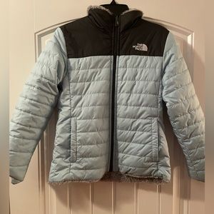 Girls Northface Reversible Puffer Jacket